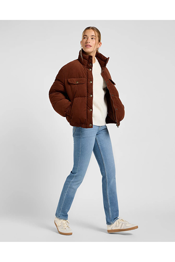 Куртка LEE RIDER PUFFER JACKET Relaxed Fit (112370873) Коричневий