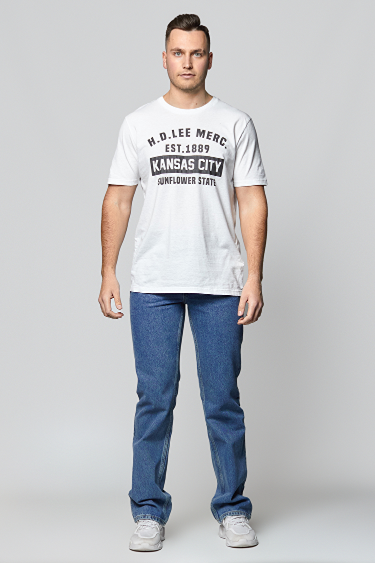 Футболка LEE SS KANSAS CITY TEE Regular Fit (L60TFE12) Білий