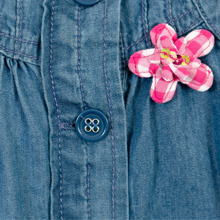 Сарафан джинсовый с трусиками Losan Mc baby girls (018700704/150) Синий