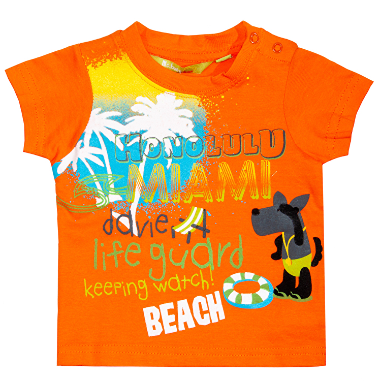 Футболка Losan Mc baby boys (017104003/74) Помаранчевий