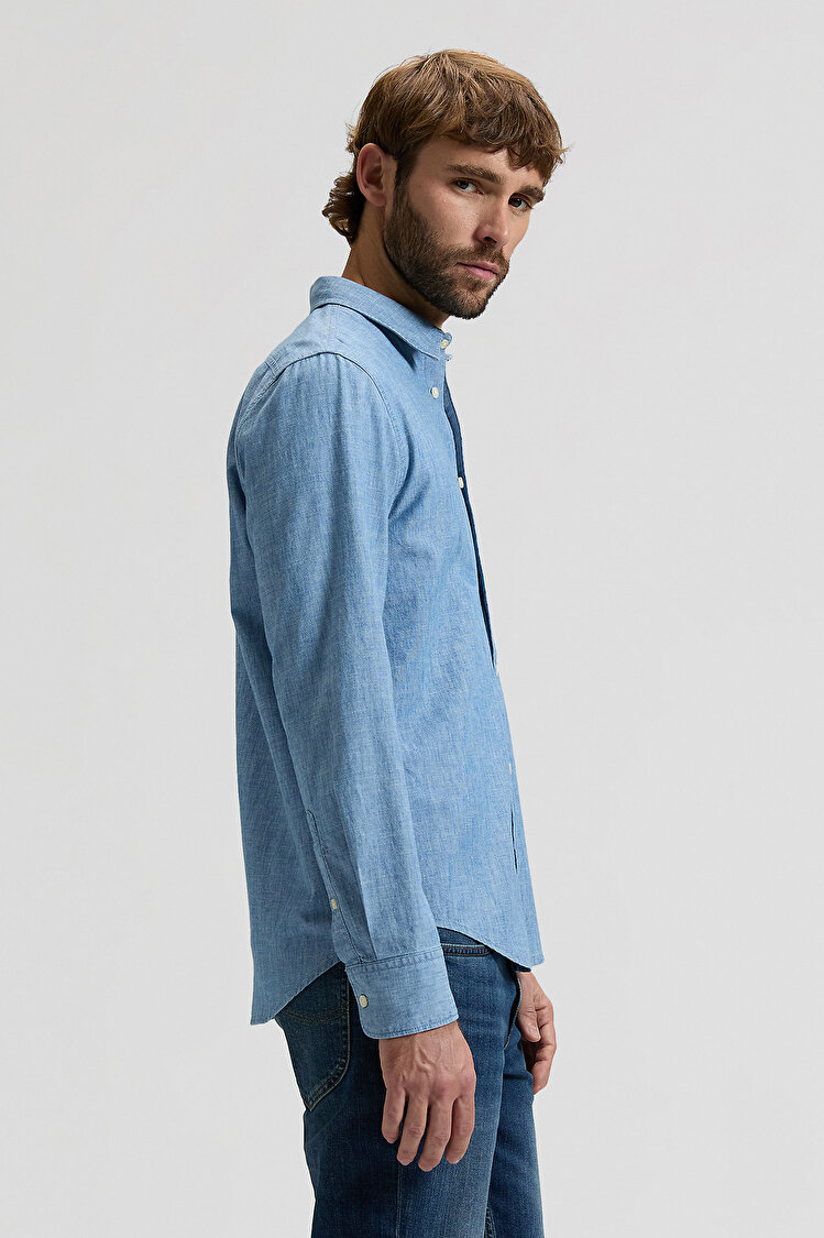 Сорочка LEE LEE SHIRT Regular Fit (112376561) Блакитний