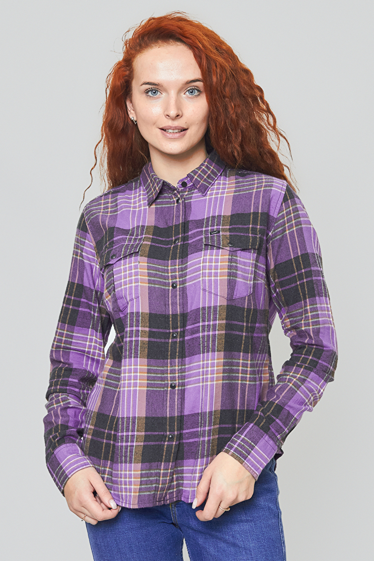 Сорочка LEE Regular Western Shirt Regular Fit (L45SXATI) Фіолетовий