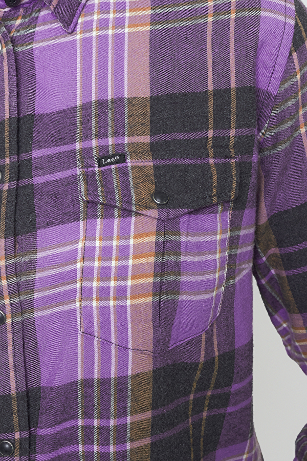 Рубашка LEE Regular Western Shirt Regular Fit (L45SXATI) Фиолетовый