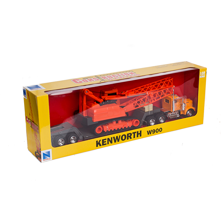 Набір кран + вантажівка 1979 KENWORTH W900 1:32 1:32 NEW RAY (11293C)