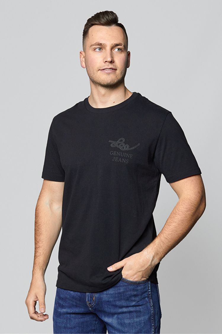 Футболка LEE Rope Tee Regular Fit (L60SFE01) Черный