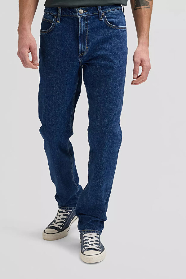 Джинси LEE WEST Regular Fit (112376401) Блакитний