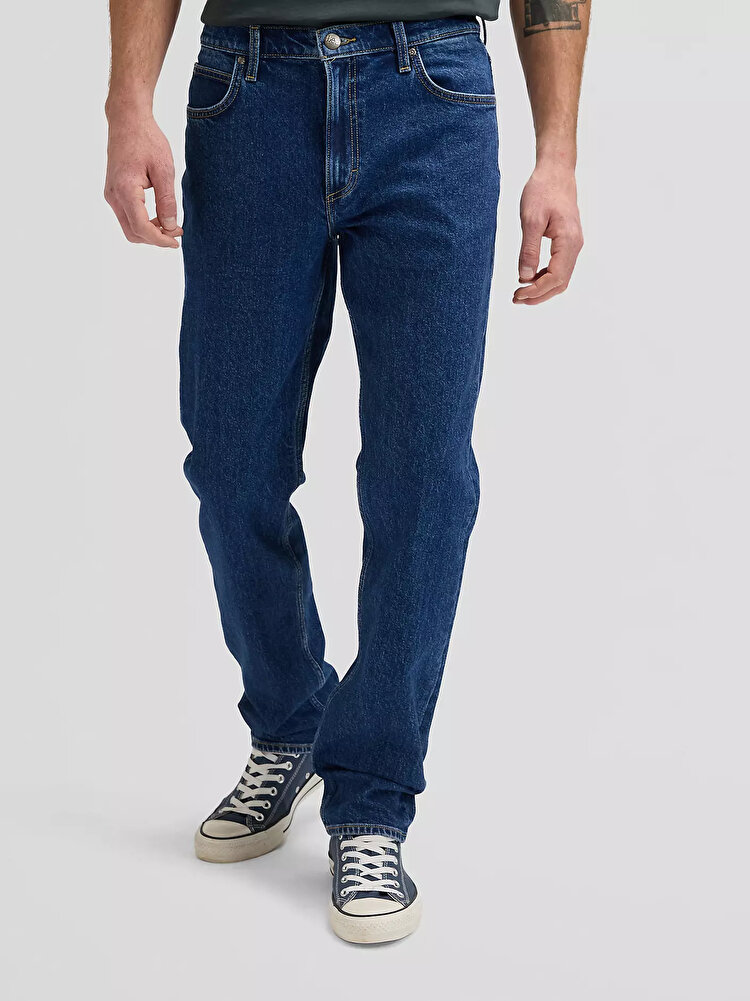 Джинси LEE WEST Regular Fit (112376401) Синій