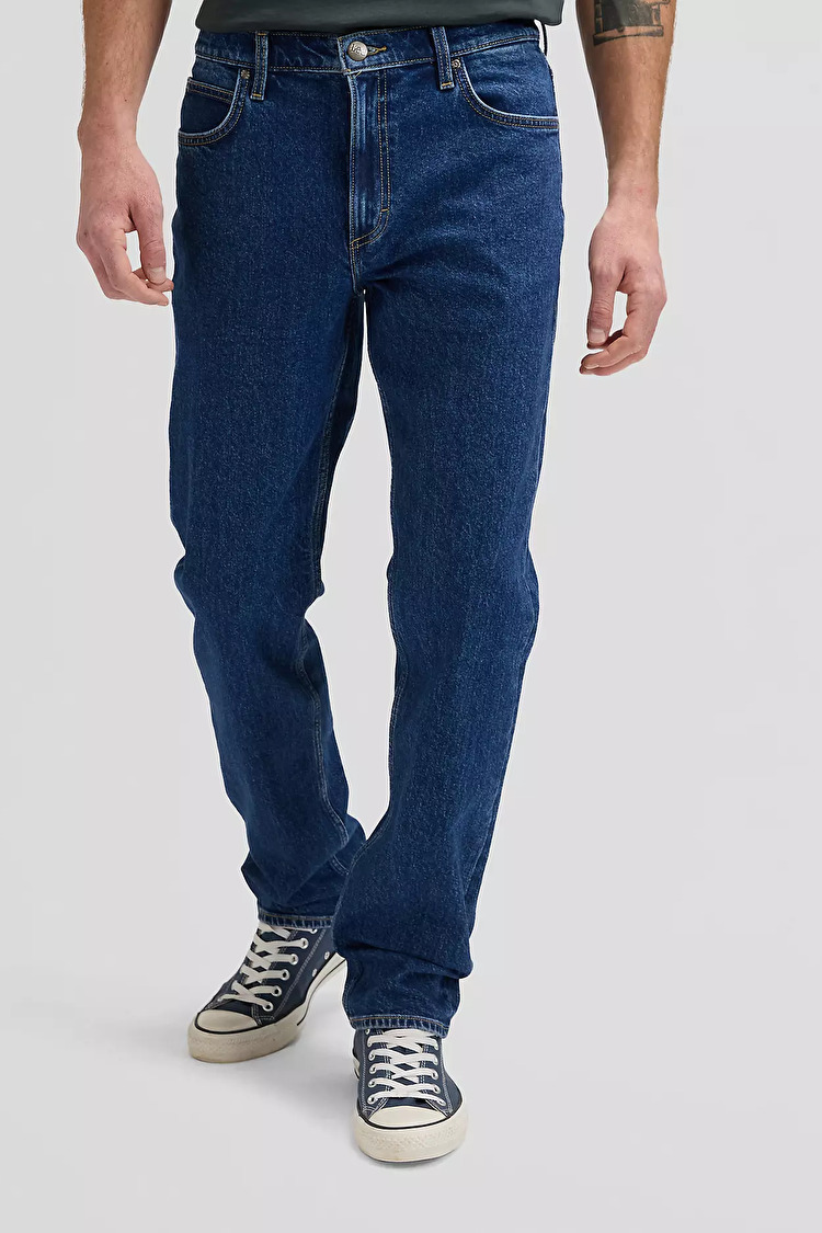 Джинси LEE WEST Regular Fit (112376401) Блакитний