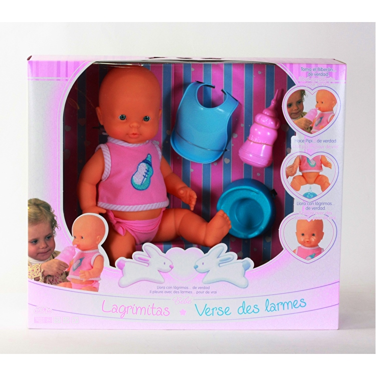 Пупс з аксесуарами (п`є та пісяє) 40 см FALCA (39347/a)