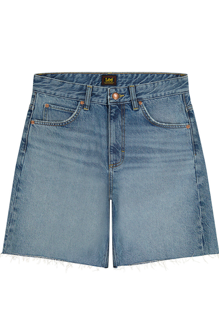 Шорти джинсові LEE Rider loose down the river (112363532) Синій