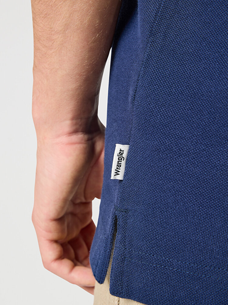 Поло Wrangler Polo shirt (112350403) Синій