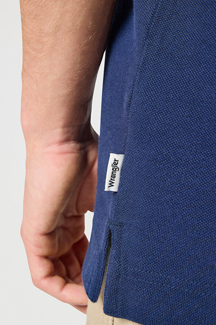 Поло Wrangler Polo shirt (112350403) Синій