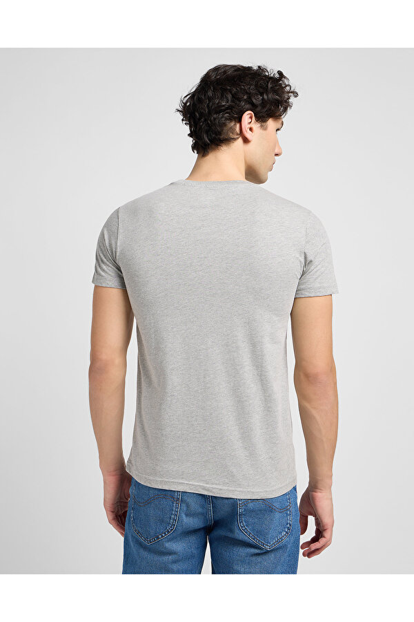 Футболка 2пак LEE Twin pack Crew Slim Fit (112142481) Серый + черный