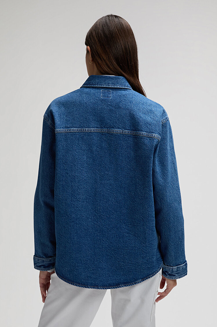 Верхня сорочка LEE UTILITY OVERSHIRT Relaxed Fit (112377054) Блакитний