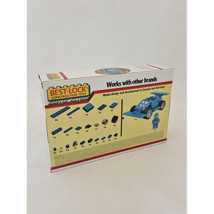 Конструктор Гоночний автомобіль 80 деталей BEST-LOCK (90082)