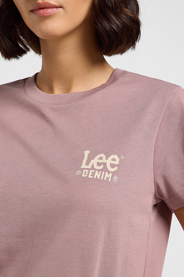 Футболка LEE Tee Dreamy Mauve (112363415) Фиолетовый