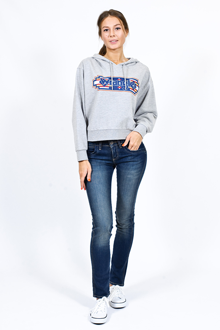 Худі Wrangler Geo Hoodie Loose Fit (W6N3HPX37) Сірий