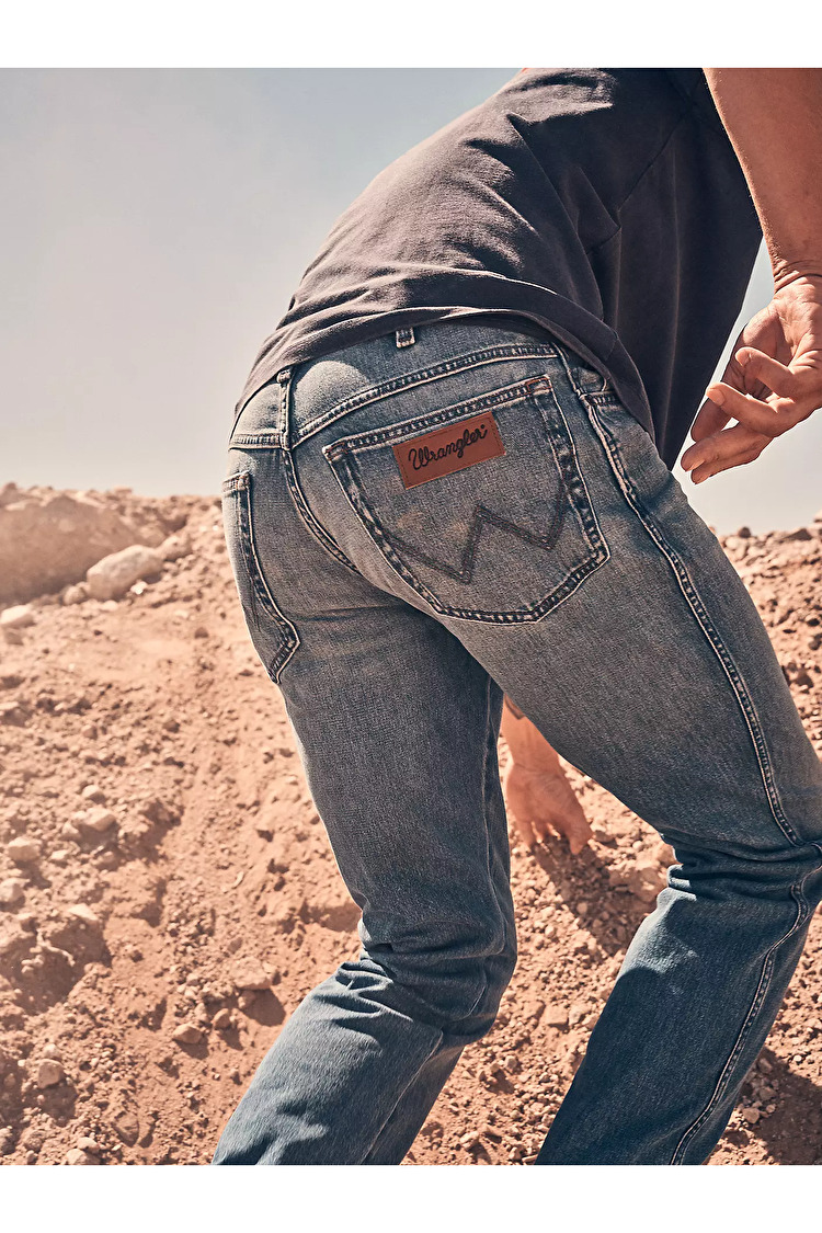 Джинси Wrangler Texas Regular Fit (112378690) Блакитний