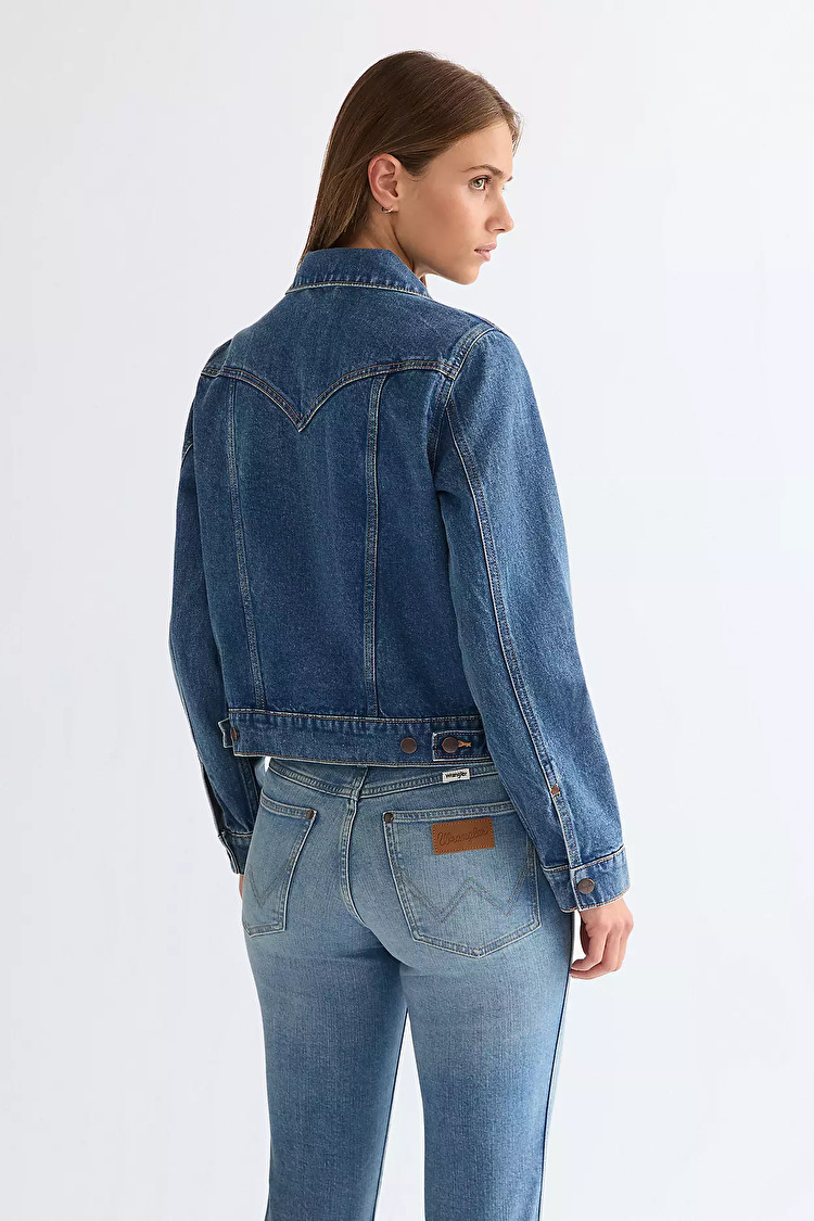 Куртка Wrangler WESTERN JACKET Regular Fit (112378318) Блакитний