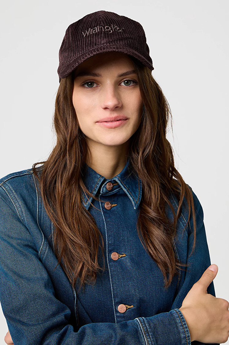 Кепка Wrangler Corduroy Cap Multiple Fits (112372435) Коричневый