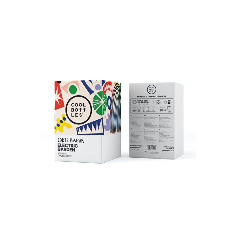 Термокухоль COOL BOTTLES Electric garden 330 мл. (0428V)