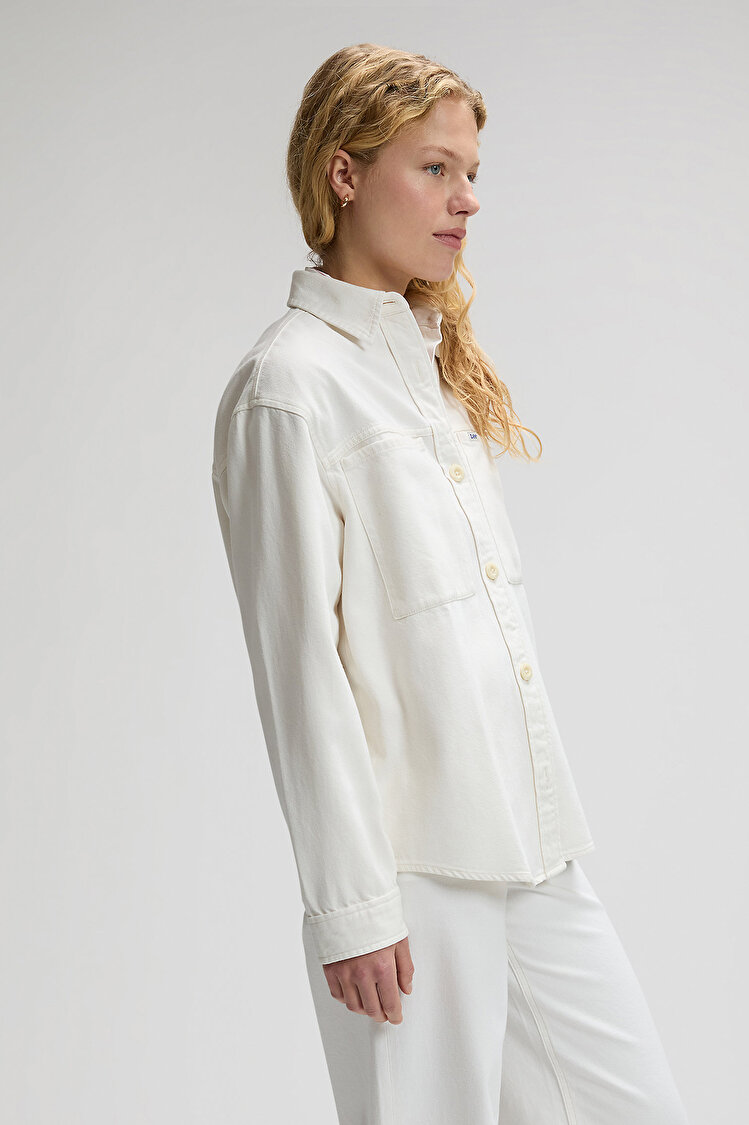 Верхня сорочка LEE UTILITY OVERSHIRT Relaxed Fit (112377053) Білий