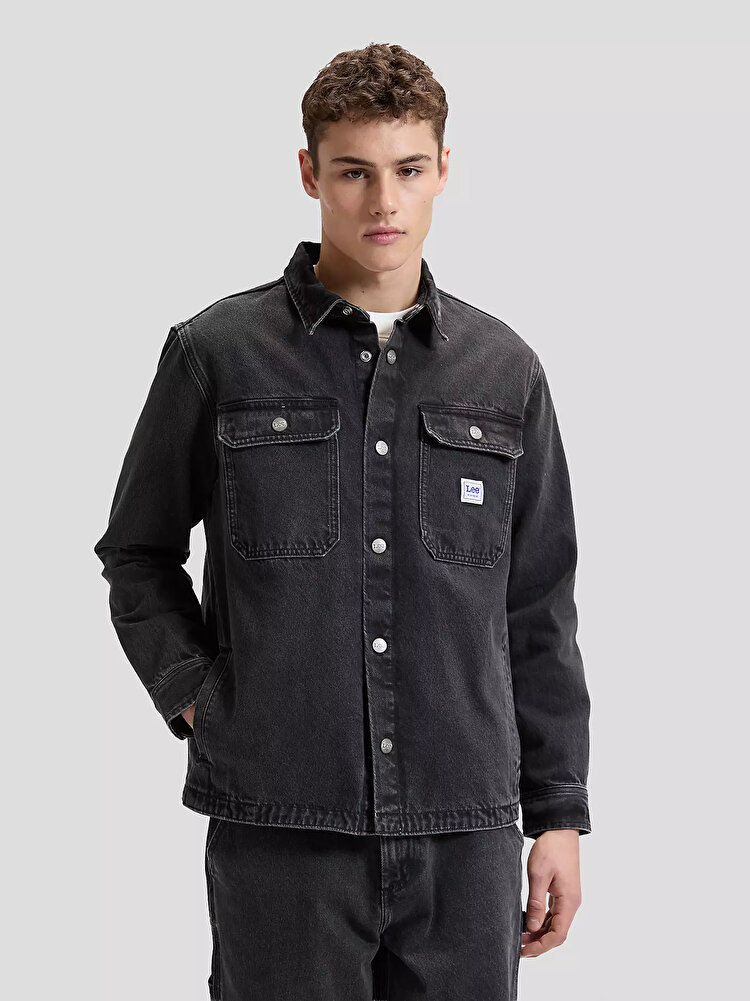 Верхня сорочка LEE WORKWEAR OVERSHIRT Relaxed Fit (112376601) Чорний