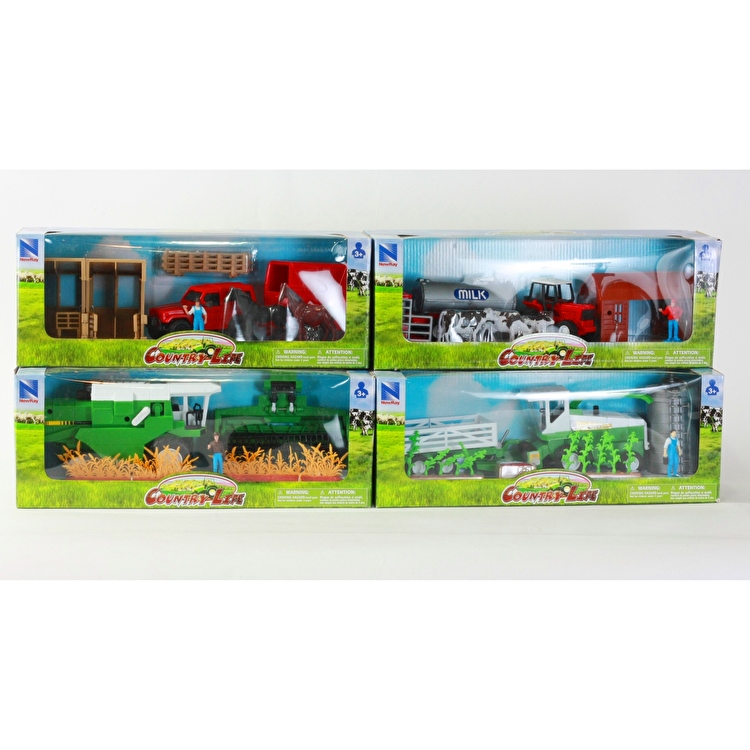 Набор `Сельская жизнь` 4 вида NEW RAY (04295/a)