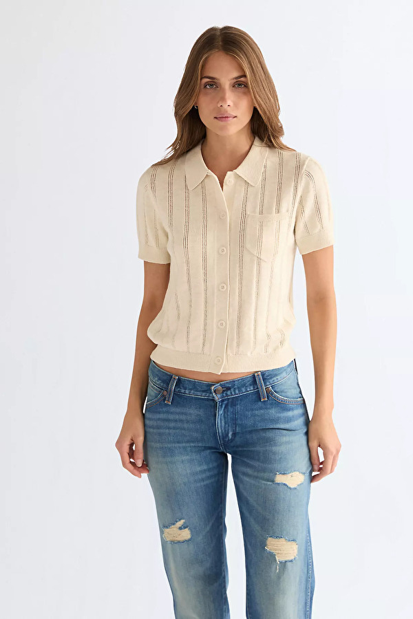 Поло Wrangler ONE POCKET POLO Slim Fit (112378094) Білий