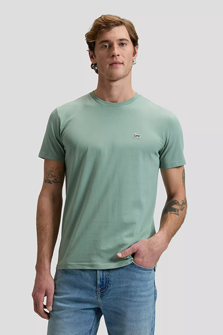 Футболка LEE SS PATCH LOGO TEE Regular Fit (112376466) Зеленый