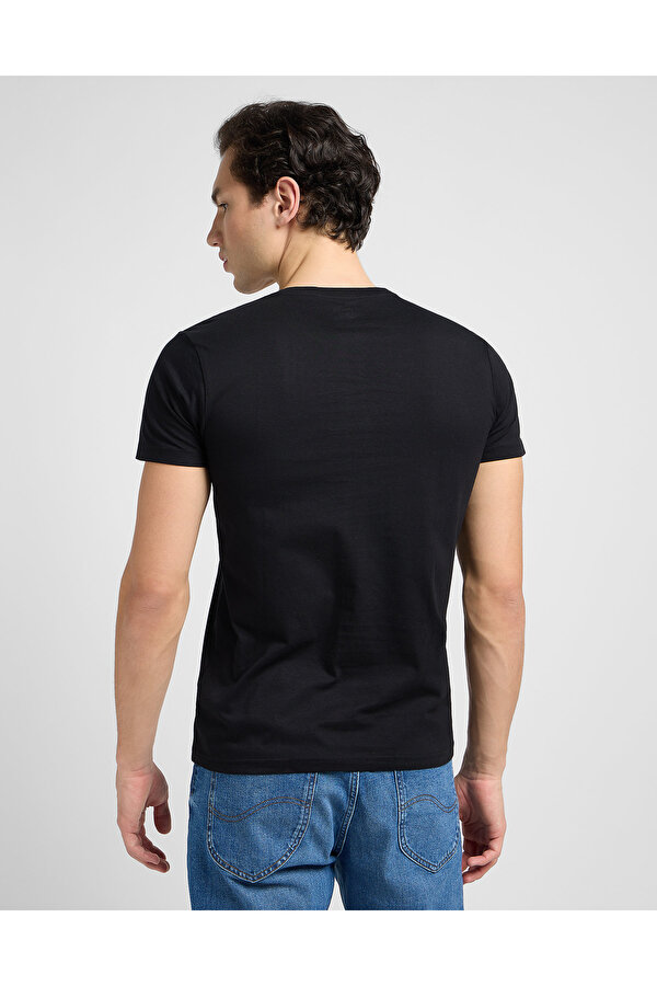 Футболка 2пак LEE Twin pack Crew Slim Fit (112142481) Серый + черный