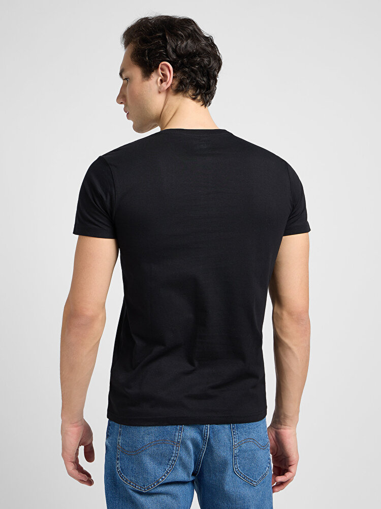 Набір футболок твін-пак LEE Twin pack Crew Slim Fit (112142481-L64NCESE) Сірий + чорний