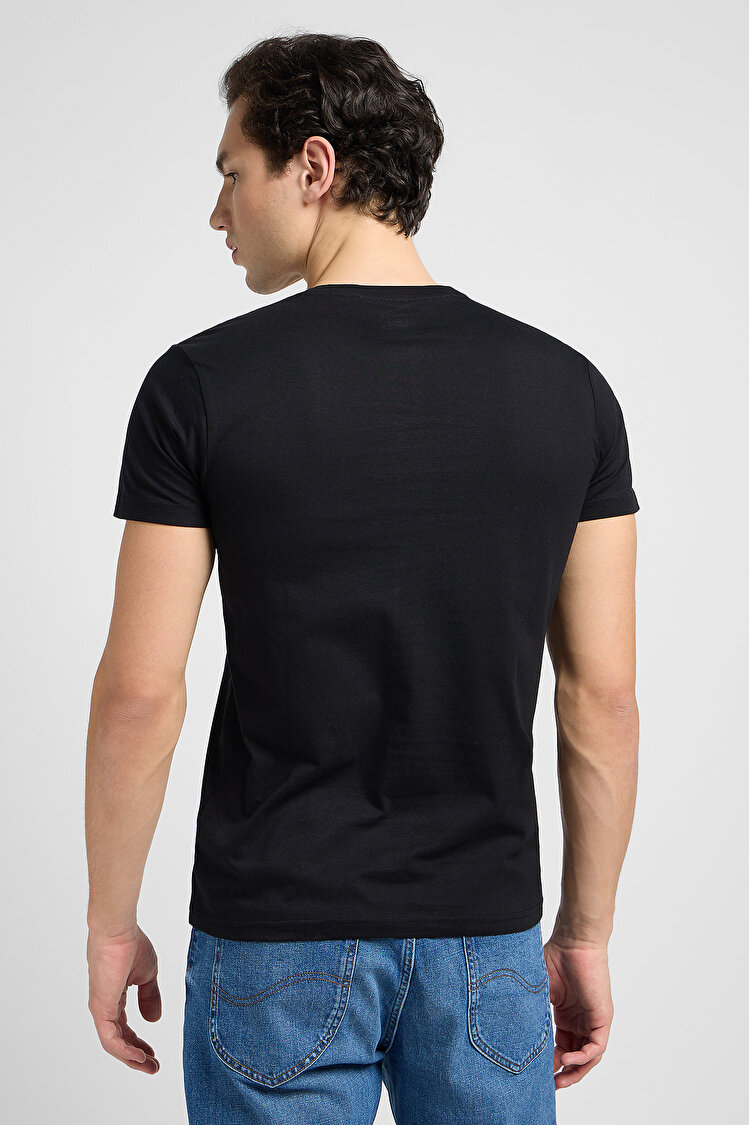 Набір футболок твін-пак LEE Twin pack Crew Slim Fit (112142481-L64NCESE) Сірий + чорний
