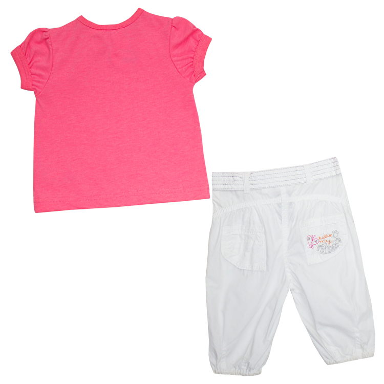 Комплект: футболка, брюки Losan Mc baby girls (018803204/589) Рожевий