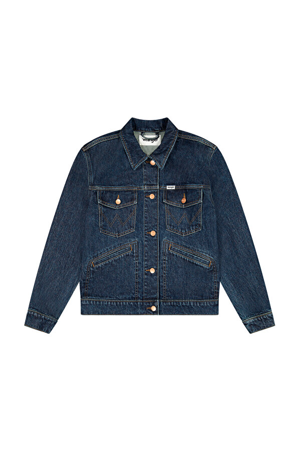 Куртка джинсовая Wrangler Heritage Jacket Multiple Fits (112373035) Синий