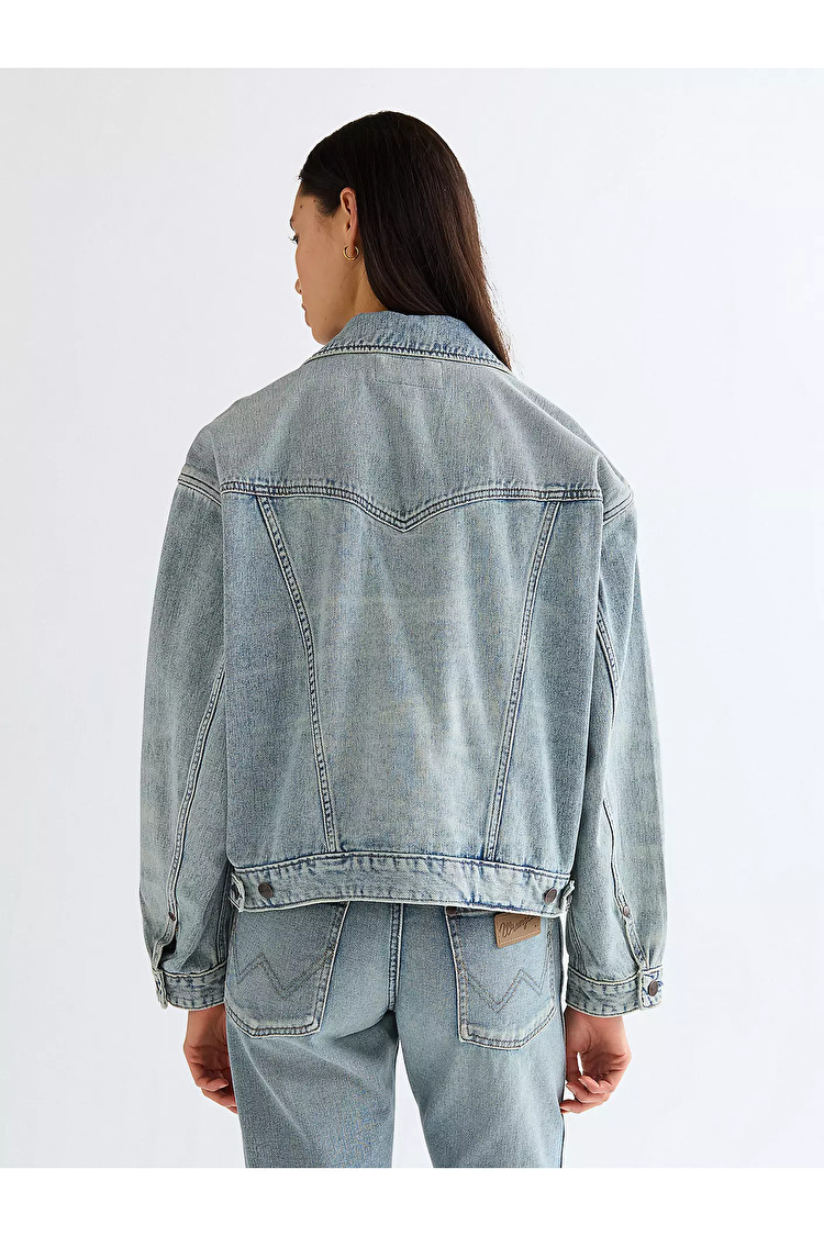 Куртка Wrangler COWGIRL JACKET Relaxed Fit (112378131) Блакитний