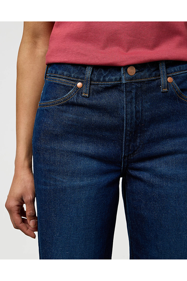 Джинси Wrangler WORLD WIDE WIDE LEG FIT (112372996) Темно-синій