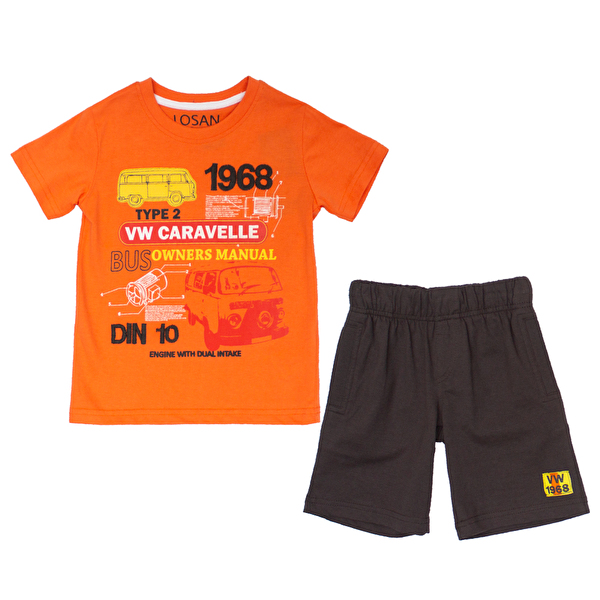 Костюм : Футболка и шорты Losan Kids boys (315-8004AC/74) Оранжевый