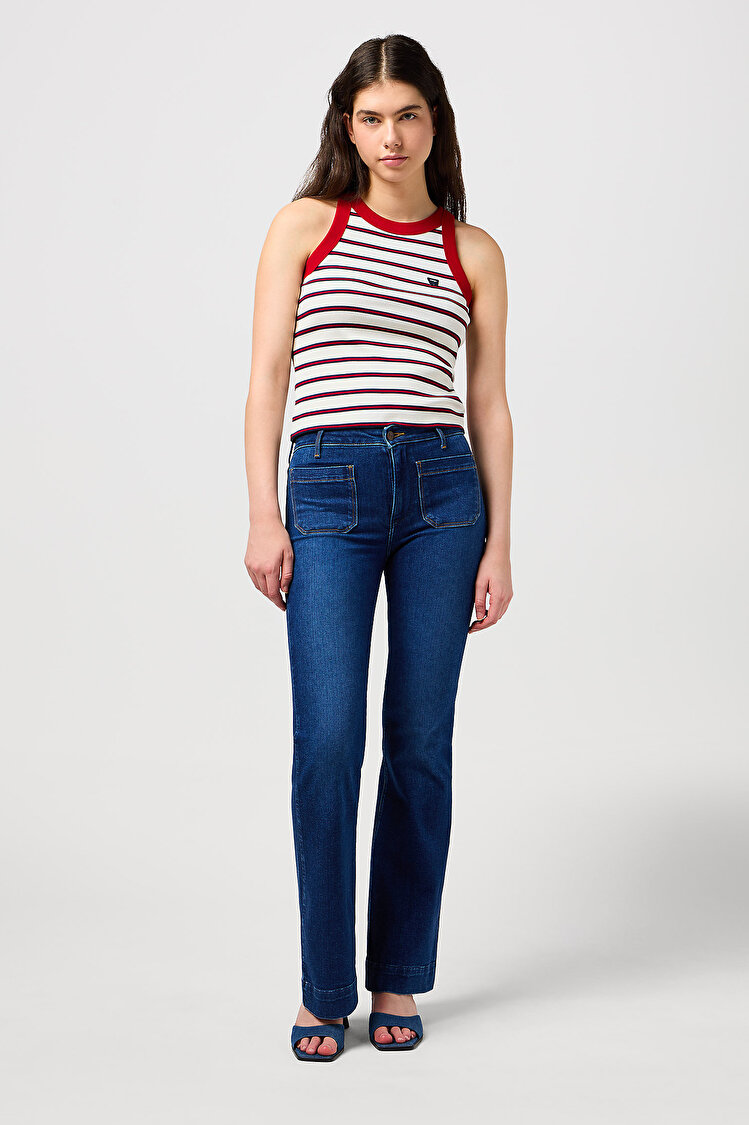 Джинсы Wrangler FLARE Flare (112351028) Синий