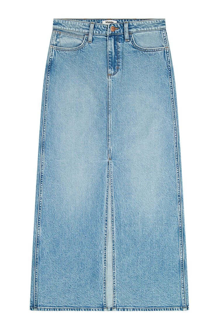 Спідниця Wrangler MAXI SKIRT Regular Fit (112378278) Блакитний