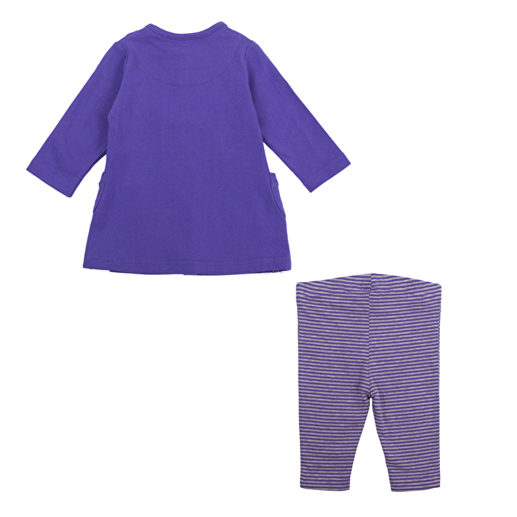 Комплект: Сукня та легінси Losan Mc baby girls (028-8019AD/518) Світло-фіолетовий