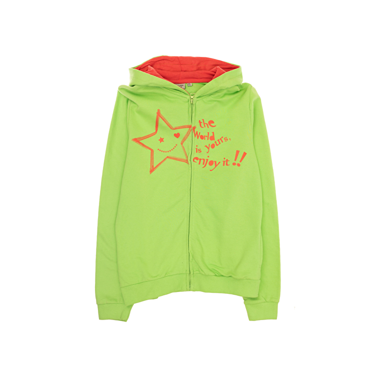 Толстовка Losan Junior girls (414-6600AB/373) Ярко-зеленый