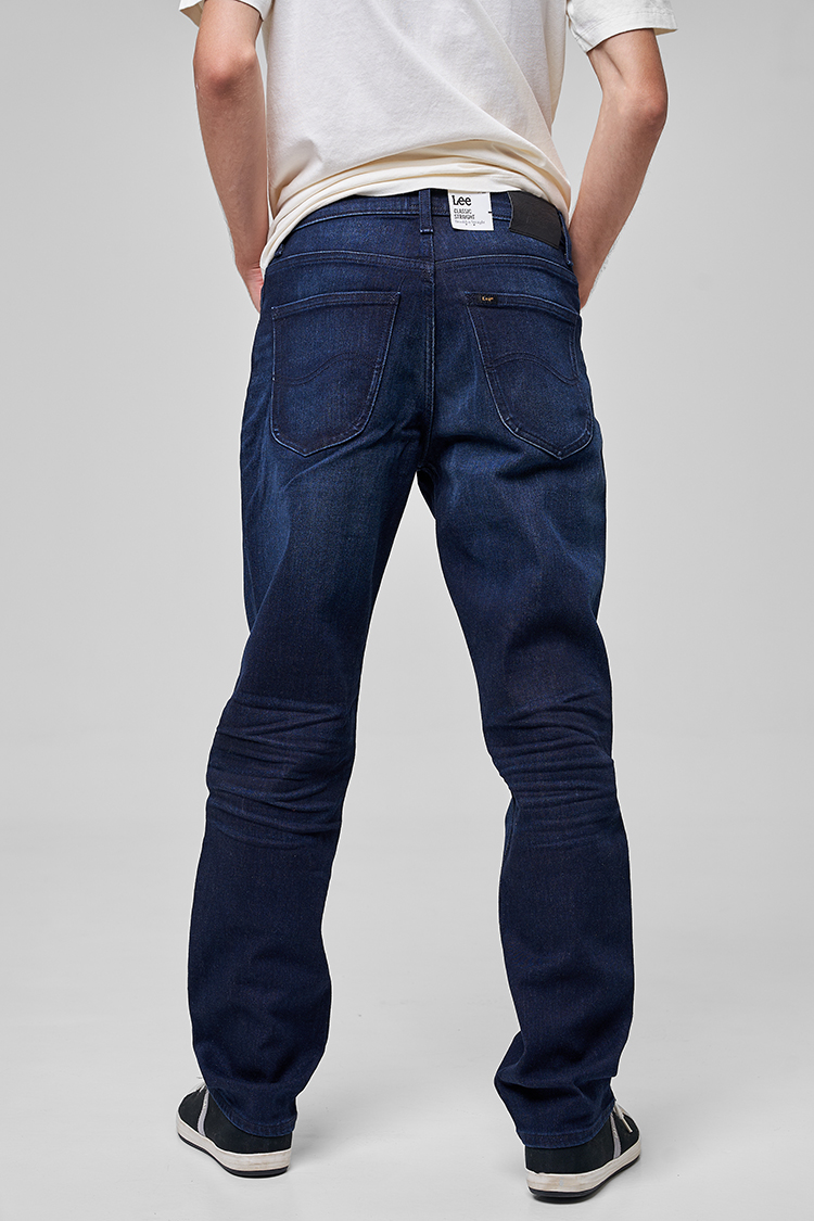 Джинси LEE Brooklyn Straight Regular Fit (L452DHDO) Темно-синій