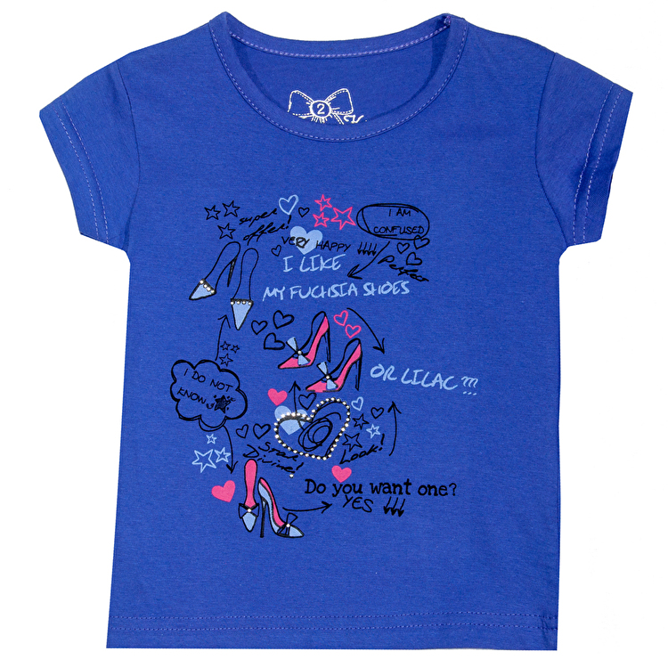 Футболка Losan Kids girls (316-1204AD/143) Фіолетовий