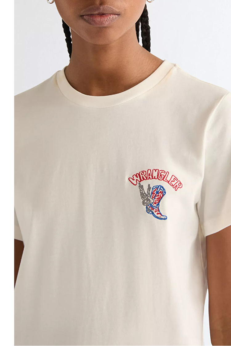 Футболка Wrangler Sign Off Tee Regular Fit () Білий