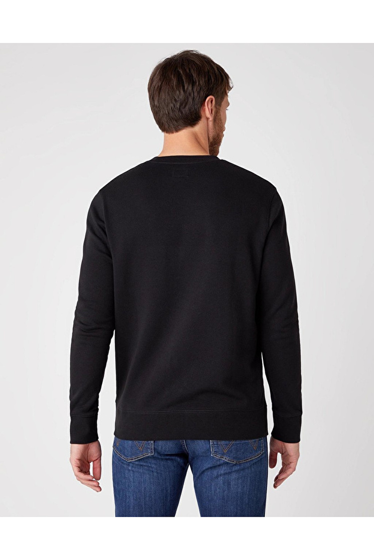Свитшот Wrangler Sign Off Sweatshirt Regular Fit (W6589HA01) Черный