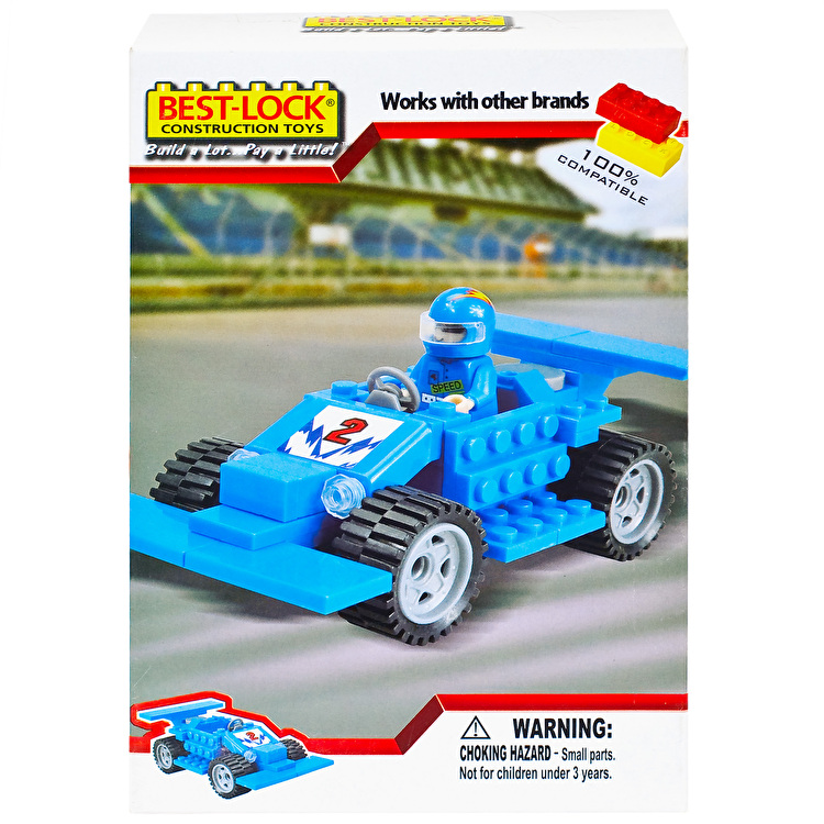 Конструктор Гоночний автомобіль 80 деталей BEST-LOCK (90082)