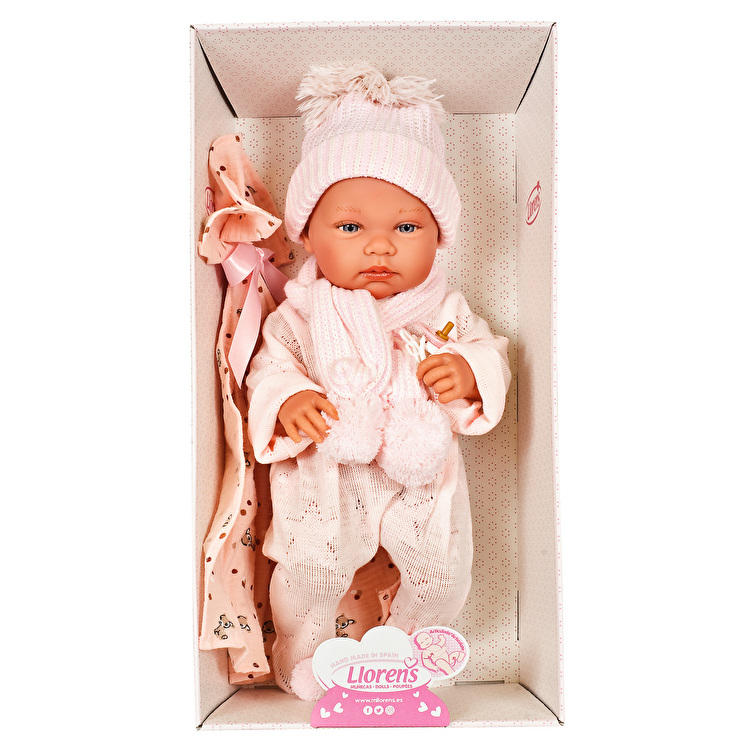 Пупс Tina Toquilla Bambi Rosa 43 см LLORENS (84338)
