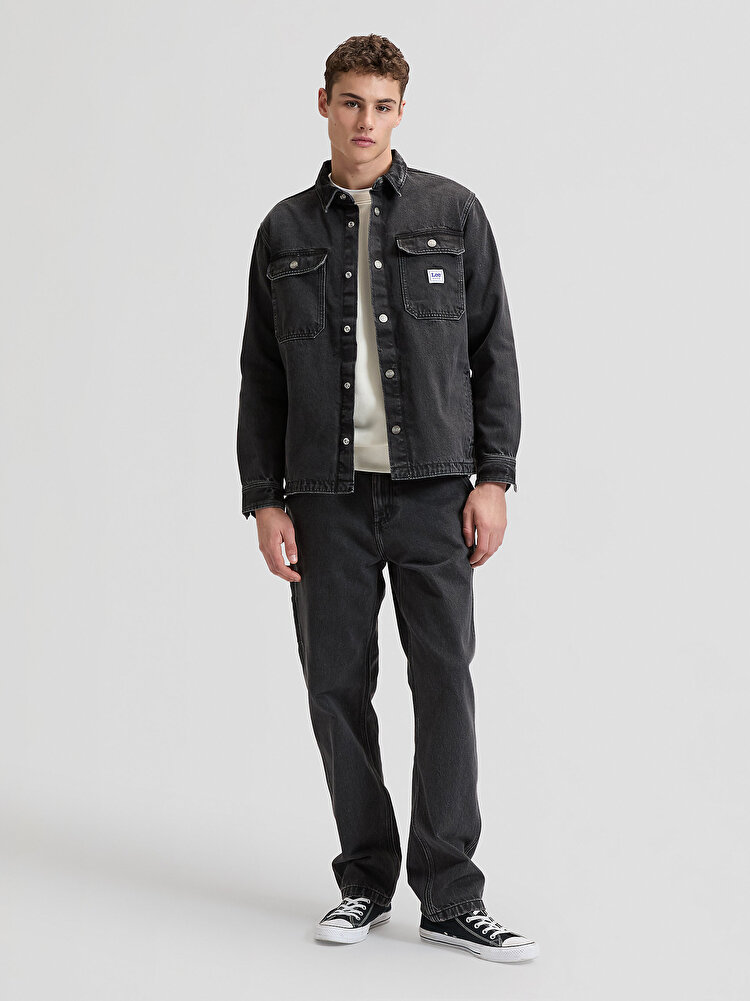 Верхня сорочка LEE WORKWEAR OVERSHIRT Relaxed Fit (112376601) Чорний
