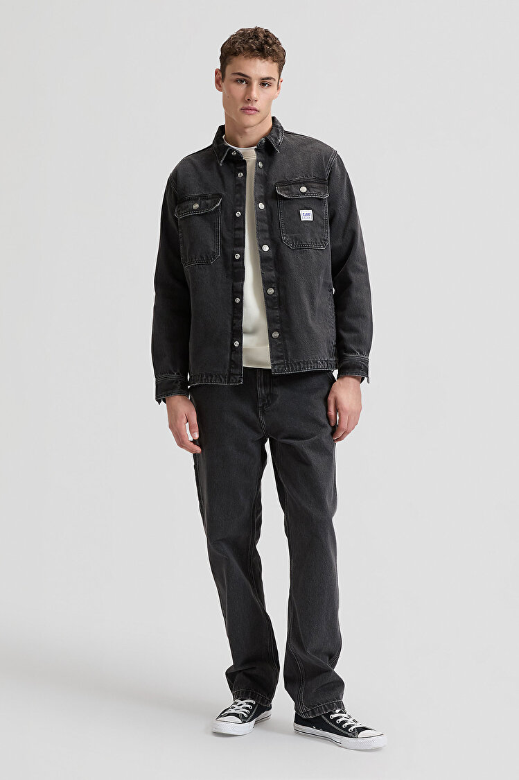 Верхня сорочка LEE WORKWEAR OVERSHIRT Relaxed Fit (112376601) Чорний